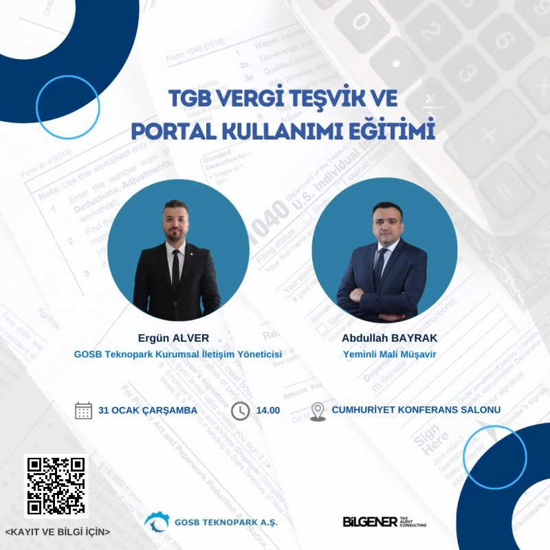Tgb Vergi Teşvik Ve Portal Kullanımı Eğitimi