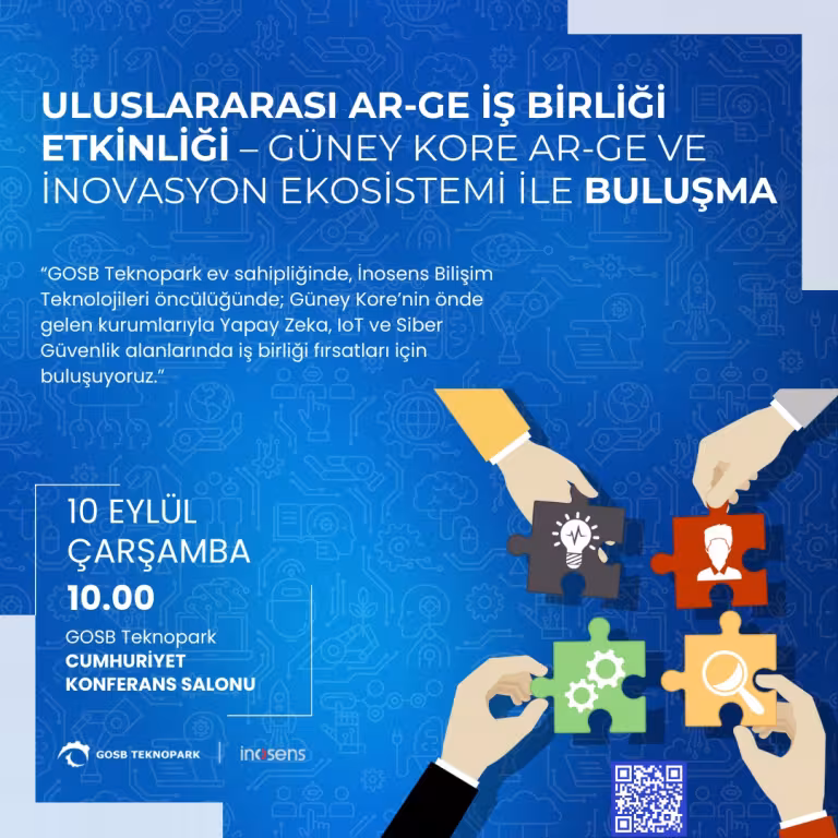 Uluslararası Ar-Ge İş Birliği Etkinliği – Güney Koreli Ar-Ge ve İnovasyon Ekosistemi İle Buluşma